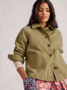 Eden Denim Jacket - Khaki