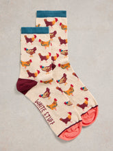 Load image into Gallery viewer, Clucky Hen Ankle Socks
