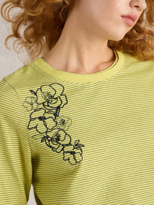 Clara Long Sleeve Embroidered Top