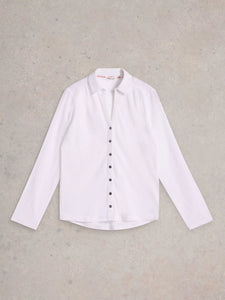 Annie Jersey Shirt - Pale Ivory