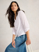 Load image into Gallery viewer, Annie Jersey Shirt - Pale Ivory
