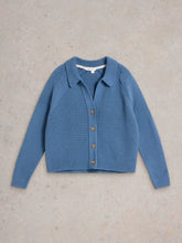 Load image into Gallery viewer, Chaterly Cotton Cardigan - Blue
