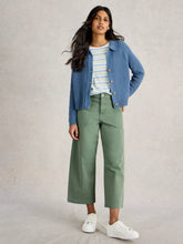 Load image into Gallery viewer, Chaterly Cotton Cardigan - Blue
