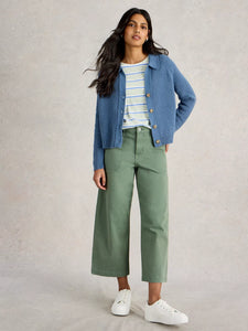 Chaterly Cotton Cardigan - Blue