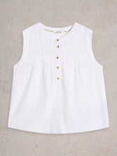 Load image into Gallery viewer, Isla Cotton Top - Brilliant White
