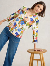 Load image into Gallery viewer, Annie Jersey Shirt - Ivory Print

