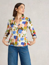 Load image into Gallery viewer, Annie Jersey Shirt - Ivory Print
