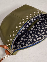 Load image into Gallery viewer, Sebby Studded Leather Sling Bag
