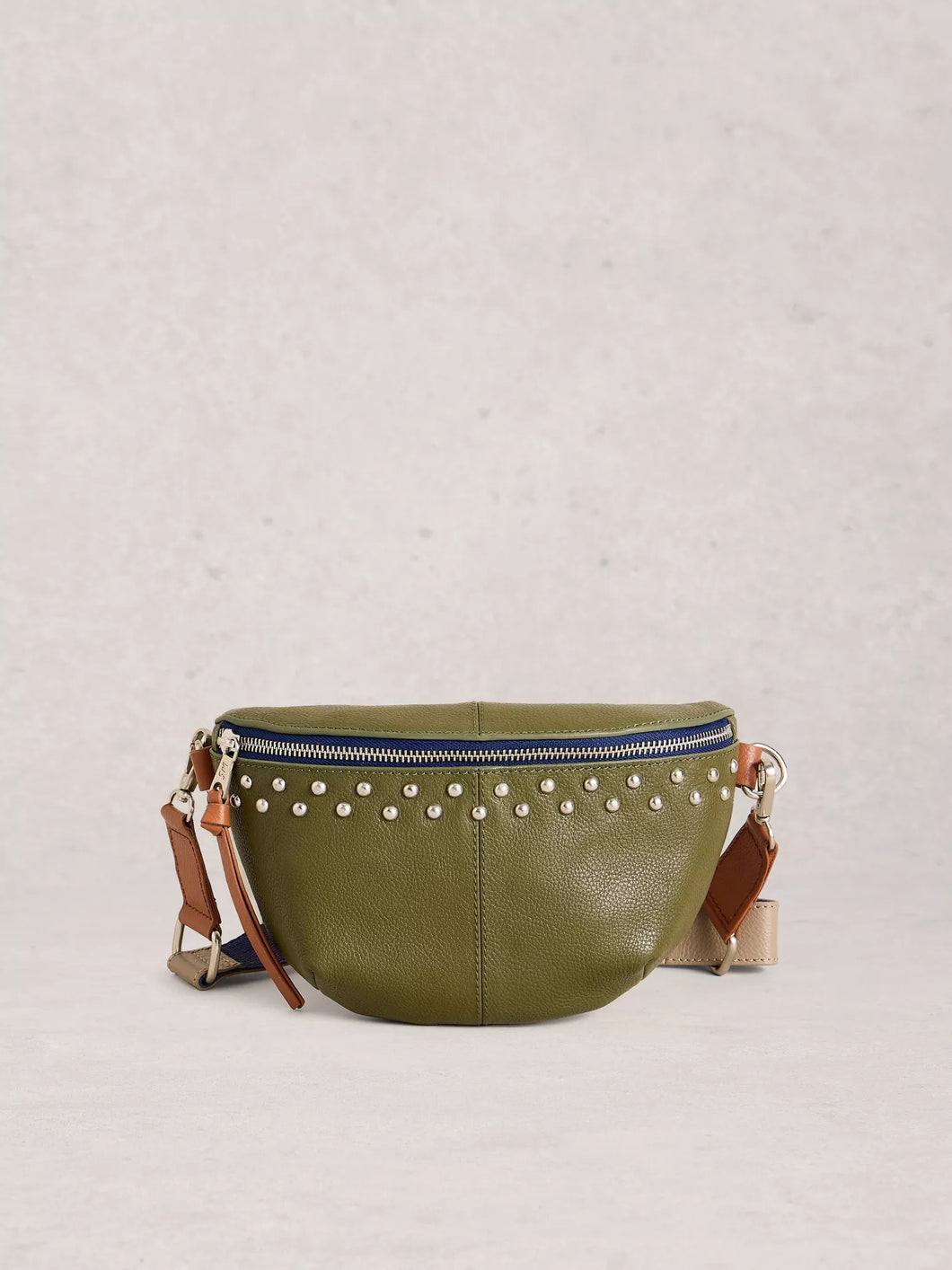 Sebby Studded Leather Sling Bag