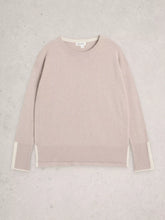 Load image into Gallery viewer, Olive Cotton Blend Jumper - Light Natural
