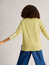 Load image into Gallery viewer, Olive Cotton Blend Jumper - Light Yellow
