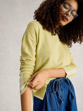 Load image into Gallery viewer, Olive Cotton Blend Jumper - Light Yellow
