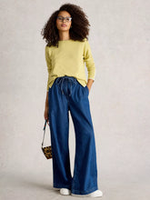 Load image into Gallery viewer, Olive Cotton Blend Jumper - Light Yellow
