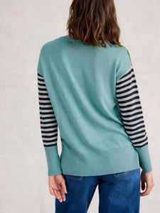 Olive Printed Jumper