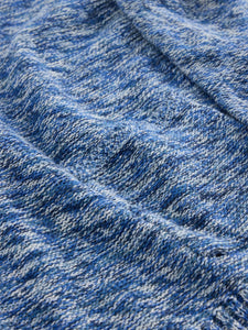 Victoria Cotton Jumper - Blue Knit