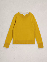 Load image into Gallery viewer, Katie Cotton/Merino Wool Blend Jumper - Chartreuse
