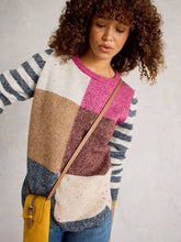 Load image into Gallery viewer, Talia Crew Neck Jumper - Pink Multi
