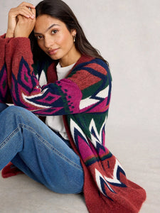 Alice Abstract Cardigan
