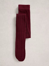 Load image into Gallery viewer, Patty Patterned Tights - Plum
