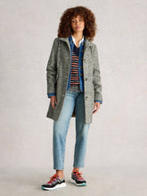 Load image into Gallery viewer, Karla Tweed Wool Blend Coat - Grey Multi
