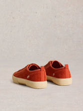 Load image into Gallery viewer, Pippa Lace Up Cord Trainer - Dark Orange
