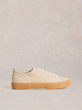 Load image into Gallery viewer, Pippa Lace Up Cord Trainer - Natural
