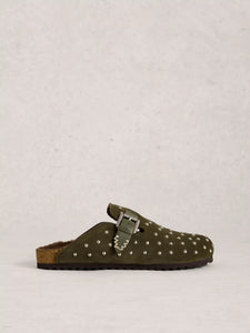 Myrtle Leather Slip On - Studded