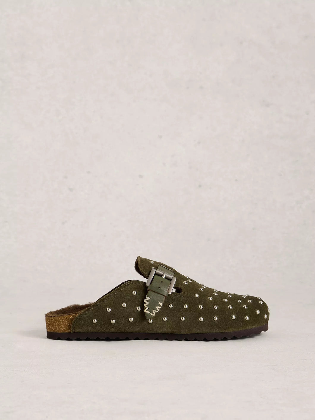 Myrtle Leather Slip On - Studded