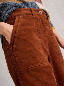 Twister Cord Trouser - Dark Tan
