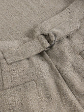 Load image into Gallery viewer, Sasha Wide Leg Tweedy Trouser - Grey
