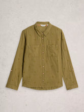 Load image into Gallery viewer, Sophie Organic Cotton Shirt - Khaki
