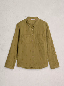 Sophie Organic Cotton Shirt - Khaki