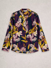 Load image into Gallery viewer, Sophie Organic Cotton Shirt - Navy Print
