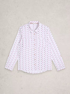 Sophie Organic Cotton Shirt - White Multi