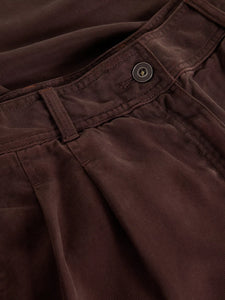 Sasha Wide Leg Pant - Dark Brown