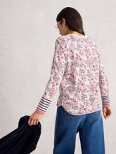 Load image into Gallery viewer, Clara Cotton Long Sleeve - Ivory Print
