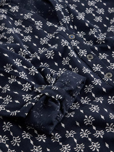 Annie Jersey Shirt - Navy Print