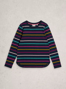 Clara Striped Cotton Long Sleeve