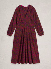 Load image into Gallery viewer, Megan Jersey Dress - Pink Print
