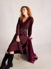 Load image into Gallery viewer, Megan Jersey Dress - Pink Print

