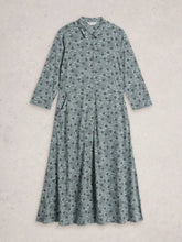 Load image into Gallery viewer, Rua Jersey Shirt Dress - Blue Print
