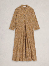 Load image into Gallery viewer, Rua Jersey Shirt Dress - Chartreuse Print
