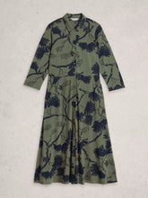 Load image into Gallery viewer, Rua Jersey Shirt Dress - Green Multi
