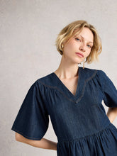 Load image into Gallery viewer, Leo Organic Cotton Denim Dress
