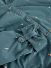 Load image into Gallery viewer, Annie Embroidered Cotton Shirt - Mid Blue
