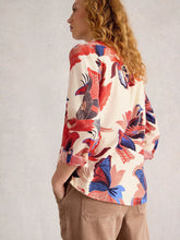 Load image into Gallery viewer, Sophie Organic Cotton Shirt - Ivory Print
