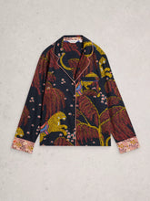 Load image into Gallery viewer, Nina Cotton PJ Top - Black Print
