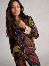 Load image into Gallery viewer, Nina Cotton PJ Top - Black Print
