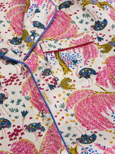 Load image into Gallery viewer, Nina Cotton PJ Top - White Print
