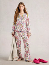 Load image into Gallery viewer, Nina Cotton PJ Top - White Print
